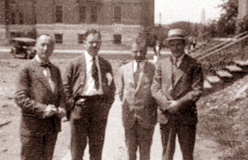 Doctors Jamieson, Mewburn, Ower and Rodman. Source: Jamieson collection, University of Alberta