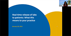 Real time release of labs to patients: What this means to your practice.