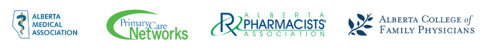 Alberta Medical Association, Primary Care Networks, Alberta Pharmacists' Association (RxA), Alberta College of Family Physicians