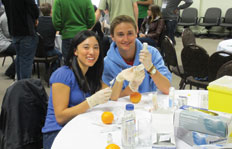 The Rural Physician Action Plan held several popular clinical skills sessions (photo provided by Mara Tietzen)