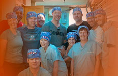 Dr. Duffy and team in Haiti